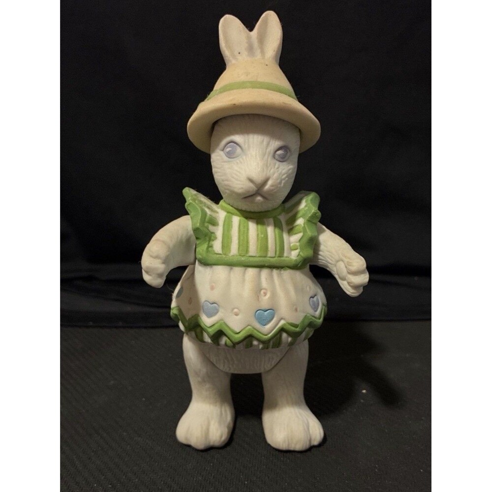 PREOWNED Dept 56 Vintage 1984 Jointed Mandy Easter Bunny Rabbit Bisque